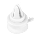 Universal 360 Degrees Rotation Car Air Vent Mount Sucker Holder Stand, Sucker Diameter: 3.5 cm, Holder Height: 4.5cm, For Tablets, iPhone, Samsung, Huawei, Xiaomi, HTC and Other Smart Phones(White)