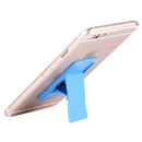 Concise Style Changeable Adjustable Universal Mini Adhesive Holder Stand, Size: 6.4 x 3.1 x 0.2 cm, For iPhone, Galaxy, Huawei, Xiaomi, LG, HTC and Tablets(Blue)