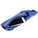 Multifunctional Outdoor Sports Mesh Breathable Fabric Waist Bag with Night Reflective Strip & Earphone Hole for iPhone, Samsung, Sony and other Phones (for Less Than 6 inch)(Blue)