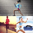 Multifunctional Outdoor Sports Mesh Breathable Fabric Waist Bag with Night Reflective Strip & Earphone Hole for iPhone, Samsung, Sony and other Phones (for Less Than 6 inch)(Blue)