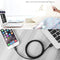 3A Woven Style Metal Head 8 Pin to USB Charge Data Cable, Cable Length: 2m(Blue)