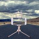 Multi-function Aluminum Alloy Tripod Mount Holder Stand , for iPad, iPhone, Samsung, Lenovo, Sony and other Smartphones & Tablets & Digital Cameras(Gold)