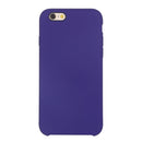 Pure Color Liquid Silicone + PC Protective Back Cover Case for iPhone 6 & 6s(Dark Purple)