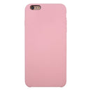 For iPhone 6 & 6s Pure Color Liquid Silicone + PC Protective Back Cover Case(Pink)