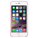 For iPhone 6 & 6s Pure Color Liquid Silicone + PC Protective Back Cover Case(Pink)