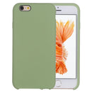 Pure Color Liquid Silicone + PC Protective Back Cover Case for iPhone 6 & 6s(Mint Green)