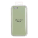 Pure Color Liquid Silicone + PC Protective Back Cover Case for iPhone 6 & 6s(Mint Green)