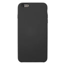 For iPhone 6 & 6s Pure Color Liquid Silicone + PC Protective Back Cover Case(Dark Gray)