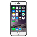 For iPhone 6 & 6s Pure Color Liquid Silicone + PC Protective Back Cover Case(Dark Gray)