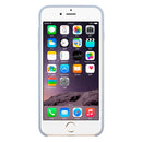 For iPhone 6 & 6s Pure Color Liquid Silicone + PC Protective Back Cover Case(Baby Blue)
