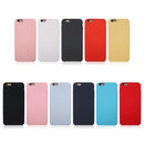 For iPhone 6 & 6s Pure Color Liquid Silicone + PC Protective Back Cover Case(Orange)