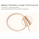 3m 3A Woven Style Metal Head 8 Pin to USB Data / Charger Cable, For iPhone XR / iPhone XS MAX / iPhone X & XS / iPhone 8 & 8 Plus / iPhone 7 & 7 Plus / iPhone 6 & 6s & 6 Plus & 6s Plus / iPad(Gold)