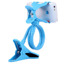 Universal Multifunctional Flexible Long Arm Lazy Bracket Desktop Headboard Bedside Car Phone Holder Stand Tablet Mount(Blue)
