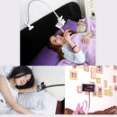 Universal Multifunctional Flexible Long Arm Lazy Bracket Desktop Headboard Bedside Car Phone Holder Stand Tablet Mount(Purple)