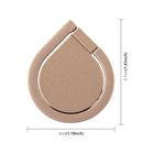 Universal 360 Degree Rotation Drops of water Style Ring Phone Holder Stand, for iPhone / Huawei / Samsung / HTC / Sony / LG Mobile Phone(Gold)