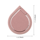 Universal 360 Degree Rotation Drops of water Style Ring Phone Holder Stand, for iPhone / Huawei / Samsung / HTC / Sony / LG Mobile Phone(Rose Gold)