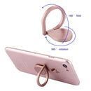 Universal 360 Degree Rotation Drops of water Style Ring Phone Holder Stand, for iPhone / Huawei / Samsung / HTC / Sony / LG Mobile Phone(Rose Gold)