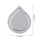 Universal 360 Degree Rotation Drops of water Style Ring Phone Holder Stand, for iPhone / Huawei / Samsung / HTC / Sony / LG Mobile Phone(Silver)