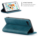 CaseMe-013 Multifunctional Retro Frosted Horizontal Flip Leather Case for iPhone 6 / 6s, with Card Slot & Holder & Wallet(Blue)