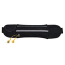 Minimalist Stylish Style Multifunctional Outdoor Sports Running Hiking Riding Travelling Belt Sweatproof Waterproof Diving Material Waist Bag Protective Case for 6 inch Phone with Card Pocket & Earpho ... Sturdy Buckle & Night Visible Reflect Light(Black)