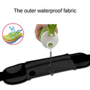 Minimalist Stylish Style Multifunctional Outdoor Sports Running Hiking Riding Travelling Belt Sweatproof Waterproof Diving Material Waist Bag Protective Case for 6 inch Phone with Card Pocket & Earpho ... Sturdy Buckle & Night Visible Reflect Light(Black)