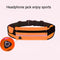 Minimalist Stylish Style Multifunctional Outdoor Sports Running Hiking Riding Travelling Belt Sweatproof Waterproof Diving Material Waist Bag Protective Case for 6 inch Phone with Card Pocket & Earpho ... turdy Buckle & Night Visible Reflect Light(Orange)