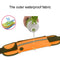 Minimalist Stylish Style Multifunctional Outdoor Sports Running Hiking Riding Travelling Belt Sweatproof Waterproof Diving Material Waist Bag Protective Case for 6 inch Phone with Card Pocket & Earpho ... turdy Buckle & Night Visible Reflect Light(Orange)