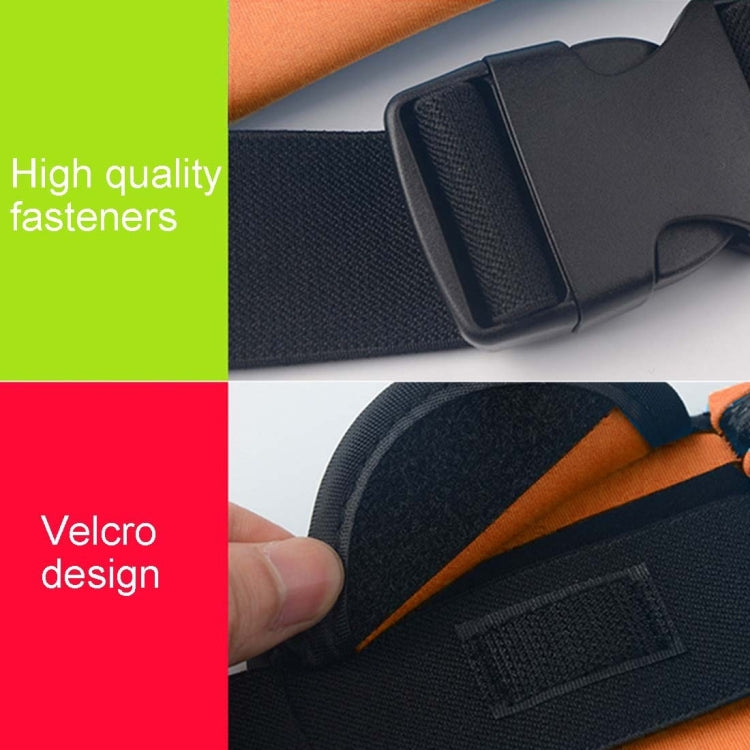 Minimalist Stylish Style Multifunctional Outdoor Sports Running Hiking Riding Travelling Belt Sweatproof Waterproof Diving Material Waist Bag Protective Case for 6 inch Phone with Card Pocket & Earpho ... turdy Buckle & Night Visible Reflect Light(Orange)
