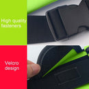 Minimalist Stylish Style Multifunctional Outdoor Sports Running Hiking Riding Travelling Belt Sweatproof Waterproof Diving Material Waist Bag Protective Case for 6 inch Phone with Card Pocket & Earpho ... Sturdy Buckle & Night Visible Reflect Light(Green)