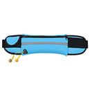 Minimalist Stylish Style Multifunctional Outdoor Sports Running Hiking Riding Travelling Belt Sweatproof Waterproof Diving Material Waist Bag Protective Case for 6 inch Phone with Card Pocket & Earpho ... Sturdy Buckle & Night Visible Reflect Light(Blue)