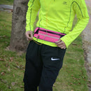 Minimalist Stylish Style Multifunctional Outdoor Sports Running Hiking Riding Travelling Belt Sweatproof Waterproof Diving Material Waist Bag Protective Case for 6 inch Phone with Card Pocket & Earpho ... urdy Buckle & Night Visible Reflect Light(Magenta)