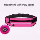 Minimalist Stylish Style Multifunctional Outdoor Sports Running Hiking Riding Travelling Belt Sweatproof Waterproof Diving Material Waist Bag Protective Case for 6 inch Phone with Card Pocket & Earpho ... urdy Buckle & Night Visible Reflect Light(Magenta)