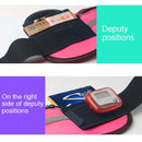 Minimalist Stylish Style Multifunctional Outdoor Sports Running Hiking Riding Travelling Belt Sweatproof Waterproof Diving Material Waist Bag Protective Case for 6 inch Phone with Card Pocket & Earpho ... urdy Buckle & Night Visible Reflect Light(Magenta)