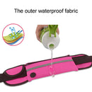 Minimalist Stylish Style Multifunctional Outdoor Sports Running Hiking Riding Travelling Belt Sweatproof Waterproof Diving Material Waist Bag Protective Case for 6 inch Phone with Card Pocket & Earpho ... urdy Buckle & Night Visible Reflect Light(Magenta)