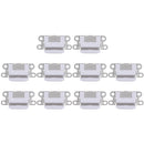 10 PCS Charging Port Connector for iPhone 6 / 6S(Light Grey)