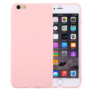For iPhone 6 & 6s Solid Color TPU Protective Case Without Round Hole(Pink)