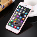 For iPhone 6 & 6s Solid Color TPU Protective Case Without Round Hole(Pink)