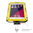 Waterproof Dustproof Shockproof Zinc Alloy + Silicone Case for iPhone 6 & 6s (Yellow)