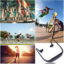 506 Life Waterproof Sweatproof Stereo Wireless Sports Earbud Earphone In-ear Headphone Headset with Micro SD Card Slot, For Smart Phones & iPad & Laptop & Notebook & MP3 or Other Audio Devices, Maximum SD Card Storage: 8GB(Black)