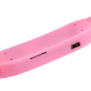 506 Life Waterproof Sweatproof Stereo Wireless Sports Earbud Earphone In-ear Headphone Headset with Micro SD Card Slot, For Smart Phones & iPad & Laptop & Notebook & MP3 or Other Audio Devices, Maximum SD Card Storage: 8GB(Pink)