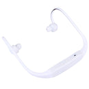 506 Life Waterproof Sweatproof Stereo Wireless Sports Earbud Earphone In-ear Headphone Headset with Micro SD Card Slot, For Smart Phones & iPad & Laptop & Notebook & MP3 or Other Audio Devices, Maximum SD Card Storage: 8GB(White)