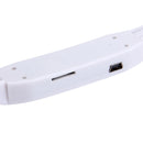 506 Life Waterproof Sweatproof Stereo Wireless Sports Earbud Earphone In-ear Headphone Headset with Micro SD Card Slot, For Smart Phones & iPad & Laptop & Notebook & MP3 or Other Audio Devices, Maximum SD Card Storage: 8GB(White)