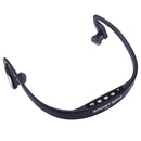 508 Life Waterproof Sweatproof Stereo Wireless Sports Earbud Earphone In-ear Headphone Headset with Micro SD Card Slot, For Smart Phones & iPad & Laptop & Notebook & MP3 or Other Audio Devices, Maximum SD Card Storage: 32GB(Black)