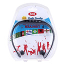 508 Life Waterproof Sweatproof Stereo Wireless Sports Earbud Earphone In-ear Headphone Headset with Micro SD Card Slot, For Smart Phones & iPad & Laptop & Notebook & MP3 or Other Audio Devices, Maximum SD Card Storage: 32GB(Black)