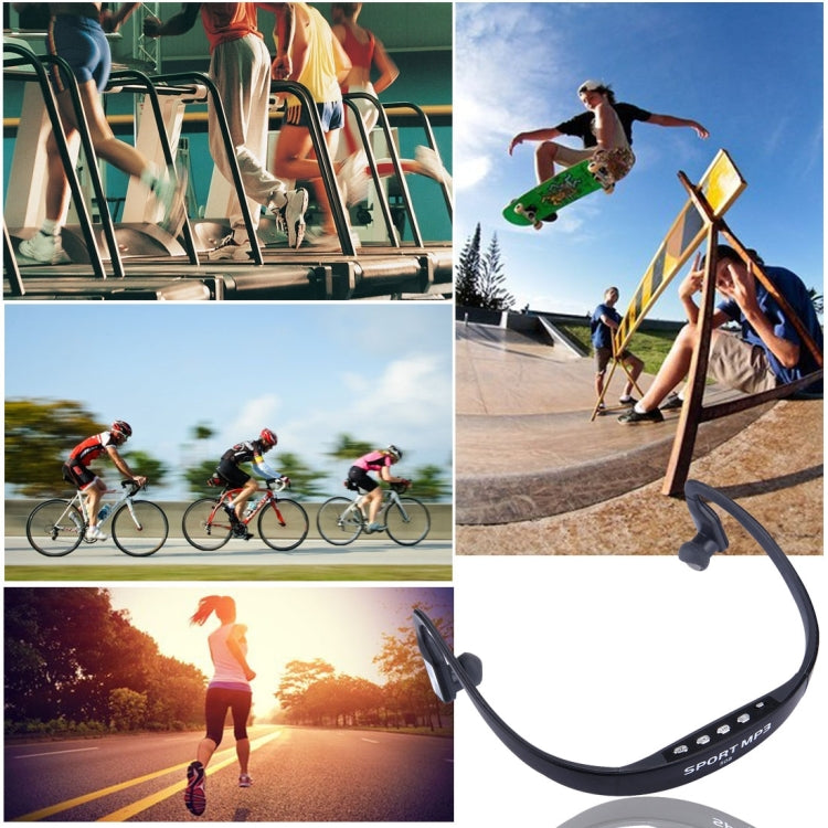 508 Life Waterproof Sweatproof Stereo Wireless Sports Earbud Earphone In-ear Headphone Headset with Micro SD Card Slot, For Smart Phones & iPad & Laptop & Notebook & MP3 or Other Audio Devices, Maximum SD Card Storage: 32GB(Black)