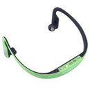 508 Life Waterproof Sweatproof Stereo Wireless Sports Earbud Earphone In-ear Headphone Headset with Micro SD Card Slot, For Smart Phones & iPad & Laptop & Notebook & MP3 or Other Audio Devices, Maximum SD Card Storage: 32GB(Green)