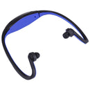 SH-W1FM Life Waterproof Sweatproof Stereo Wireless Sports Earbud Earphone In-ear Headphone Headset with Micro SD Card, For Smart Phones & iPad & Laptop & Notebook & MP3 or Other Audio Devices, Maximum SD Card Storage: 8GB(Dark Blue)
