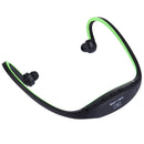SH-W1FM Life Waterproof Sweatproof Stereo Wireless Sports Earbud Earphone In-ear Headphone Headset with Micro SD Card, For Smart Phones & iPad & Laptop & Notebook & MP3 or Other Audio Devices, Maximum SD Card Storage: 8GB(Green)