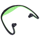 SH-W1FM Life Waterproof Sweatproof Stereo Wireless Sports Earbud Earphone In-ear Headphone Headset with Micro SD Card, For Smart Phones & iPad & Laptop & Notebook & MP3 or Other Audio Devices, Maximum SD Card Storage: 8GB(Green)