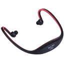SH-W1FM Life Waterproof Sweatproof Stereo Wireless Sports Earbud Earphone In-ear Headphone Headset with Micro SD Card, For Smart Phones & iPad & Laptop & Notebook & MP3 or Other Audio Devices, Maximum SD Card Storage: 8GB(Red)